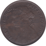1875 HALFPENNY ( AUNC ) - Halfpenny - Cambridgeshire Coins