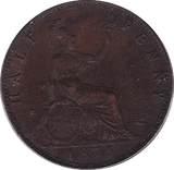 1875 HALFPENNY ( EF ) - Halfpenny - Cambridgeshire Coins