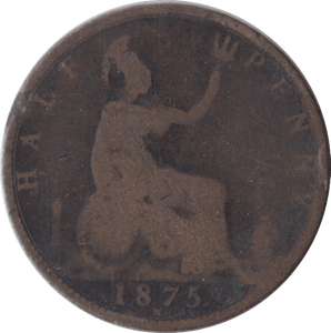1875 HALFPENNY ( FAIR ) H - Halfpenny - Cambridgeshire Coins