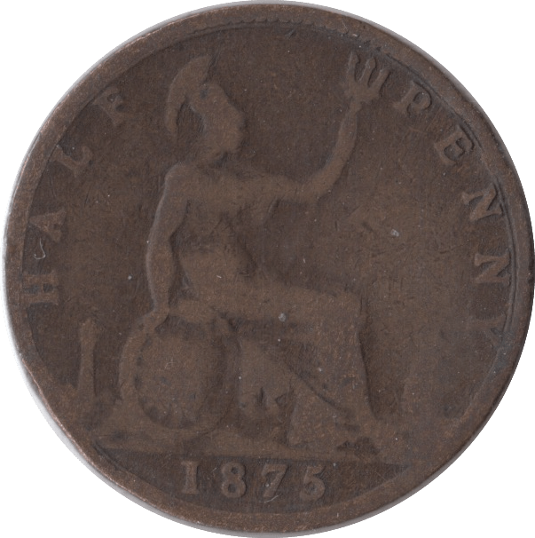 1875 HALFPENNY ( NF ) H - Halfpenny - Cambridgeshire Coins