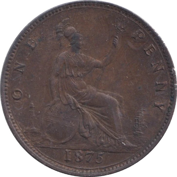 1875 PENNY ( EF ) - Penny - Cambridgeshire Coins