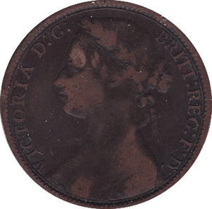 1875 PENNY ( F ) - Penny - Cambridgeshire Coins