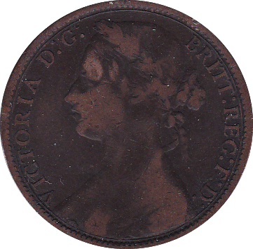 1875 PENNY ( F ) - Penny - Cambridgeshire Coins