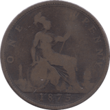 1875 PENNY ( FAIR ) H 2 - PENNY - Cambridgeshire Coins