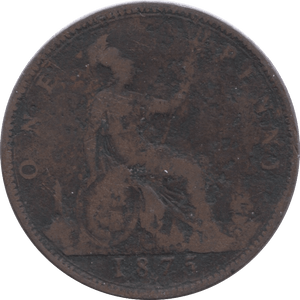 1875 PENNY ( FAIR ) H - PENNY - Cambridgeshire Coins