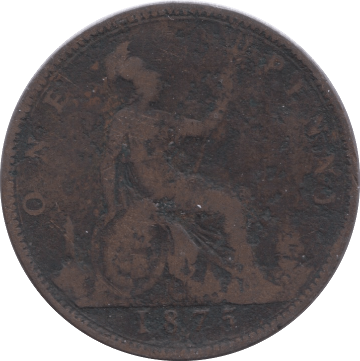 1875 PENNY ( FAIR ) H - PENNY - Cambridgeshire Coins