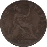 1875 PENNY ( FINE ) 2 27 - Penny - Cambridgeshire Coins