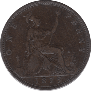 1875 PENNY ( GF ) 6 - Penny - Cambridgeshire Coins