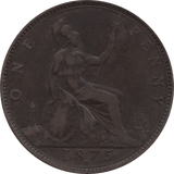 1875 PENNY ( GF ) H 26 - Penny - Cambridgeshire Coins