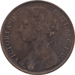 1875 PENNY ( GVF ) B - Penny - Cambridgeshire Coins