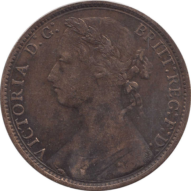 1875 PENNY ( GVF ) B - Penny - Cambridgeshire Coins