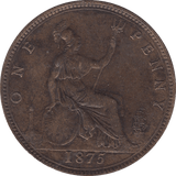 1875 PENNY ( GVF ) B - Penny - Cambridgeshire Coins