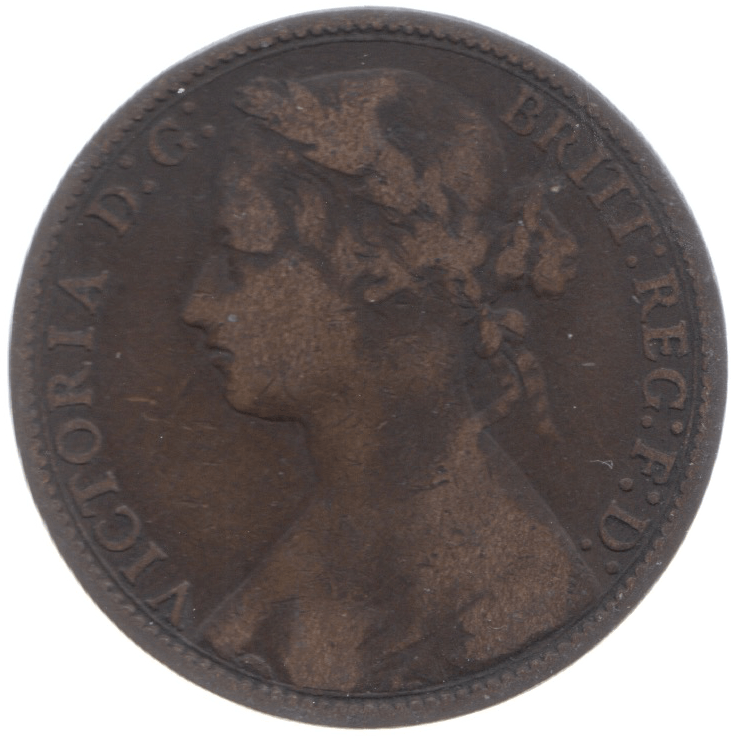 1875 PENNY ( NF ) 1 - Penny - Cambridgeshire Coins