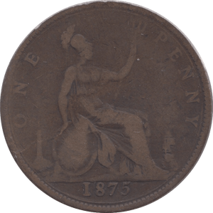 1875 PENNY ( NF ) - Penny - Cambridgeshire Coins