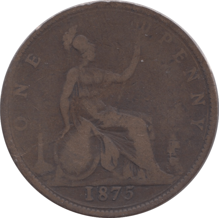 1875 PENNY ( NF ) - Penny - Cambridgeshire Coins