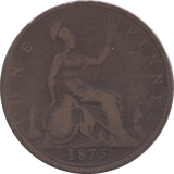 1875 PENNY ( NF ) - Penny - Cambridgeshire Coins