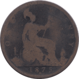 1875 PENNY ( POOR ) H 2 - PENNY - Cambridgeshire Coins