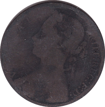 1875 PENNY ( POOR ) H - Penny - Cambridgeshire Coins