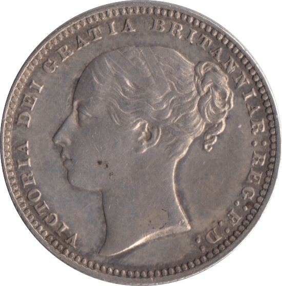 1875 SHILLING ( EF ) DIE 4 - Shilling - Cambridgeshire Coins