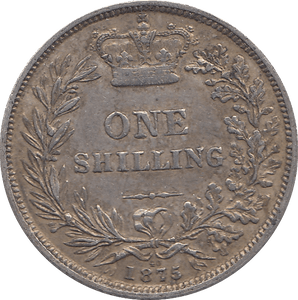 1875 SHILLING ( EF ) - Shilling - Cambridgeshire Coins