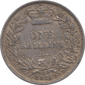 1875 SHILLING ( EF ) - Shilling - Cambridgeshire Coins