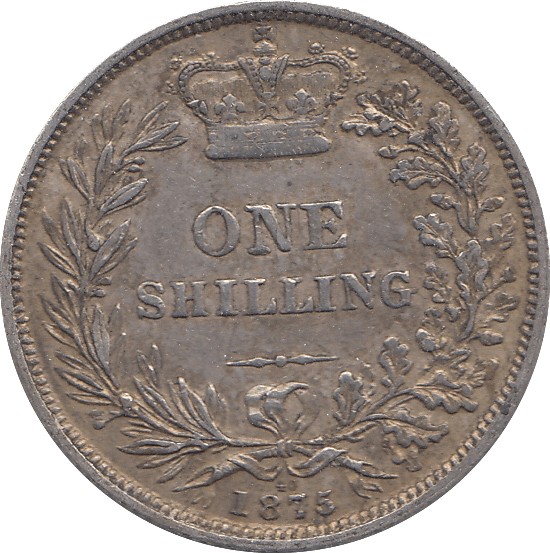 1875 SHILLING ( EF ) - Shilling - Cambridgeshire Coins