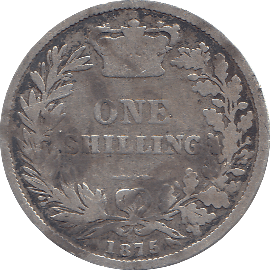 1875 SHILLING ( FAIR ) 4 - Shilling - Cambridgeshire Coins