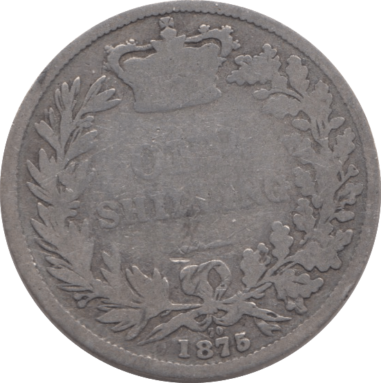1875 SHILLING ( FAIR ) 5 DIE 70 - SHILLING - Cambridgeshire Coins