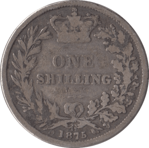 1875 SHILLING ( FAIR ) DIE 13 - Shilling - Cambridgeshire Coins