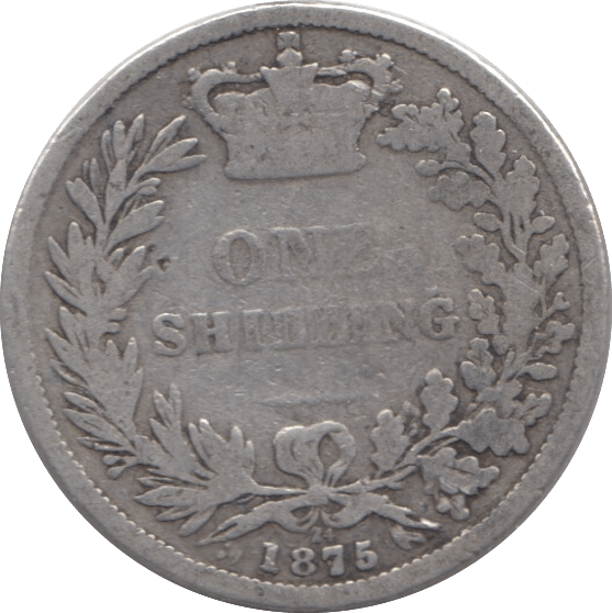 1875 SHILLING ( FAIR ) DIE 24 - Shilling - Cambridgeshire Coins