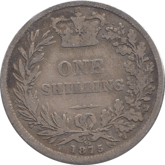 1875 SHILLING ( FAIR ) DIE 35 - Shilling - Cambridgeshire Coins