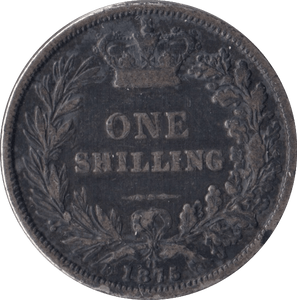 1875 SHILLING ( FINE ) DIE 11 - Shilling - Cambridgeshire Coins
