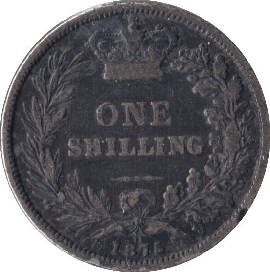 1875 SHILLING ( FINE ) DIE 11 - Shilling - Cambridgeshire Coins