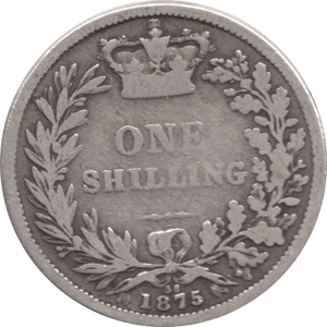 1875 SHILLING ( FINE ) DIE 36 - Shilling - Cambridgeshire Coins