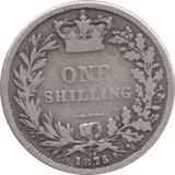1875 SHILLING ( FINE ) DIE 36 - Shilling - Cambridgeshire Coins