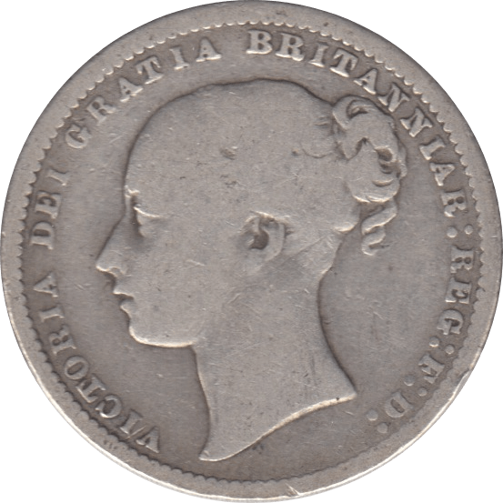 1875 SHILLING ( FINE ) DIE 36 - Shilling - Cambridgeshire Coins