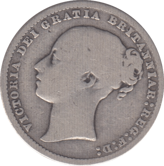 1875 SHILLING ( FINE ) DIE 41 - Shilling - Cambridgeshire Coins