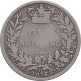 1875 SHILLING ( FINE ) DIE 41 - Shilling - Cambridgeshire Coins