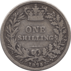 1875 SHILLING ( FINE ) DIE 66 - Shilling - Cambridgeshire Coins