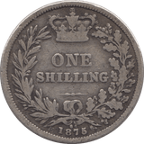 1875 SHILLING ( FINE ) DIE 66 - Shilling - Cambridgeshire Coins