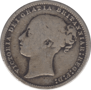 1875 SHILLING ( FINE ) DIE 66 - Shilling - Cambridgeshire Coins