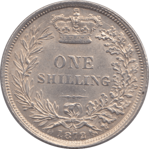 1875 SHILLING ( GVF ) DIE 15 - Shilling - Cambridgeshire Coins
