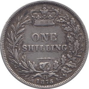 1875 SHILLING ( GVF ) DIE 41 - Shilling - Cambridgeshire Coins