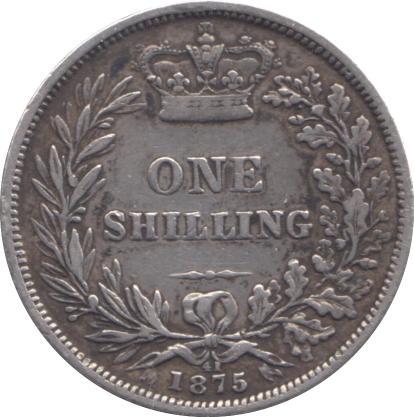 1875 SHILLING ( GVF ) DIE 41 - Shilling - Cambridgeshire Coins