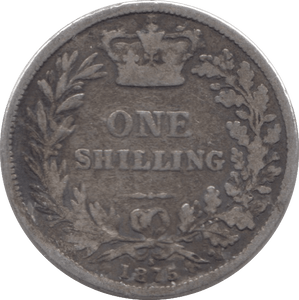 1875 SHILLING ( NF ) DIE 8 - Shilling - Cambridgeshire Coins
