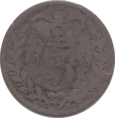 1875 SILVER THREEPENCE ( FAIR ) - Cambridgeshire Coins