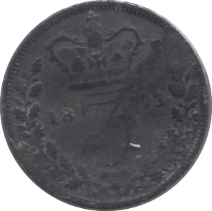1875 SILVER THREEPENCE ( FAIR ) - Threepence - Cambridgeshire Coins