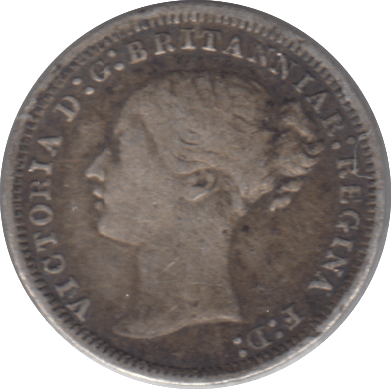 1875 SILVER THREEPENCE ( GF ) - Threepence - Cambridgeshire Coins