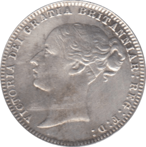 1875 SIXPENCE ( EF ) DIE - Sixpence - Cambridgeshire Coins