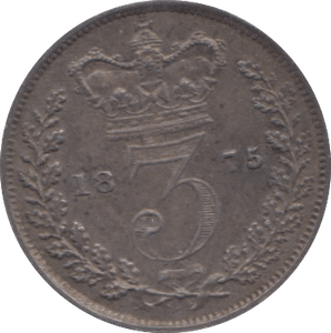 1875 THREEPENCE ( AUNC ) - Threepence - Cambridgeshire Coins